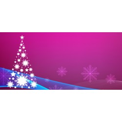 Vánoce - stromeček (fialová) - čokoláda 100g (6 ks)