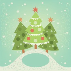 Vánoce - tři stromečky