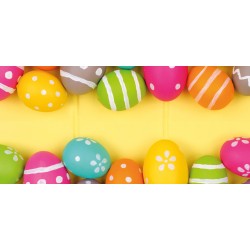 Velikonoce - barevná vajíčka - čokoláda 100g (6 ks)